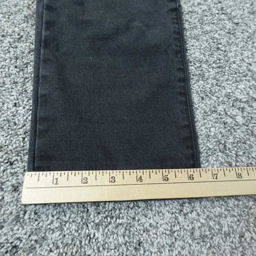 Proof Jeans Mens 31X30 Dark Black Denim Pants Slim Straight‎ Stretch Huckberry